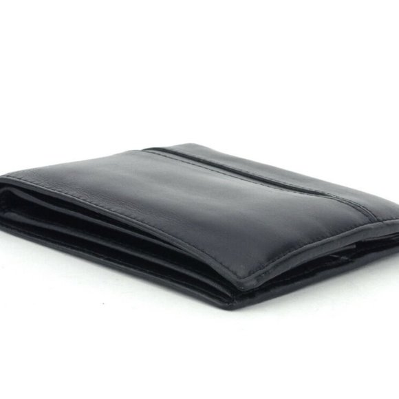 AUTH BVLGARI two-fold wallet oct leather - Picture 7 of 7